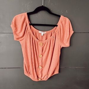 boho cropped top 🍑